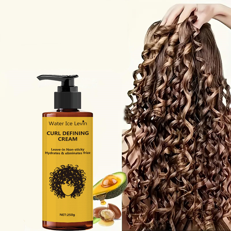 Hair Care Oil Serum - Curl Defining Cream - Contains Moroccan