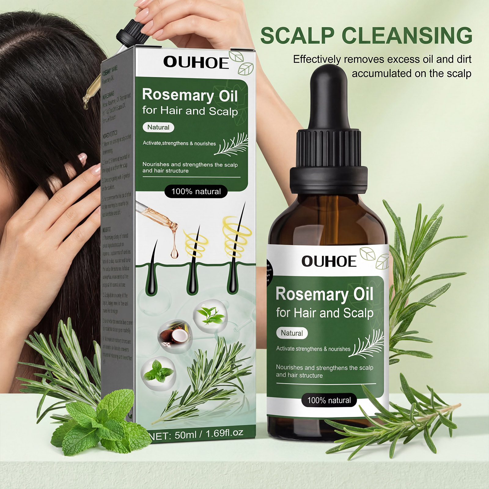 Rosemary Anti Hair Loss Oil No - Hair Care Growth 评论和价格
