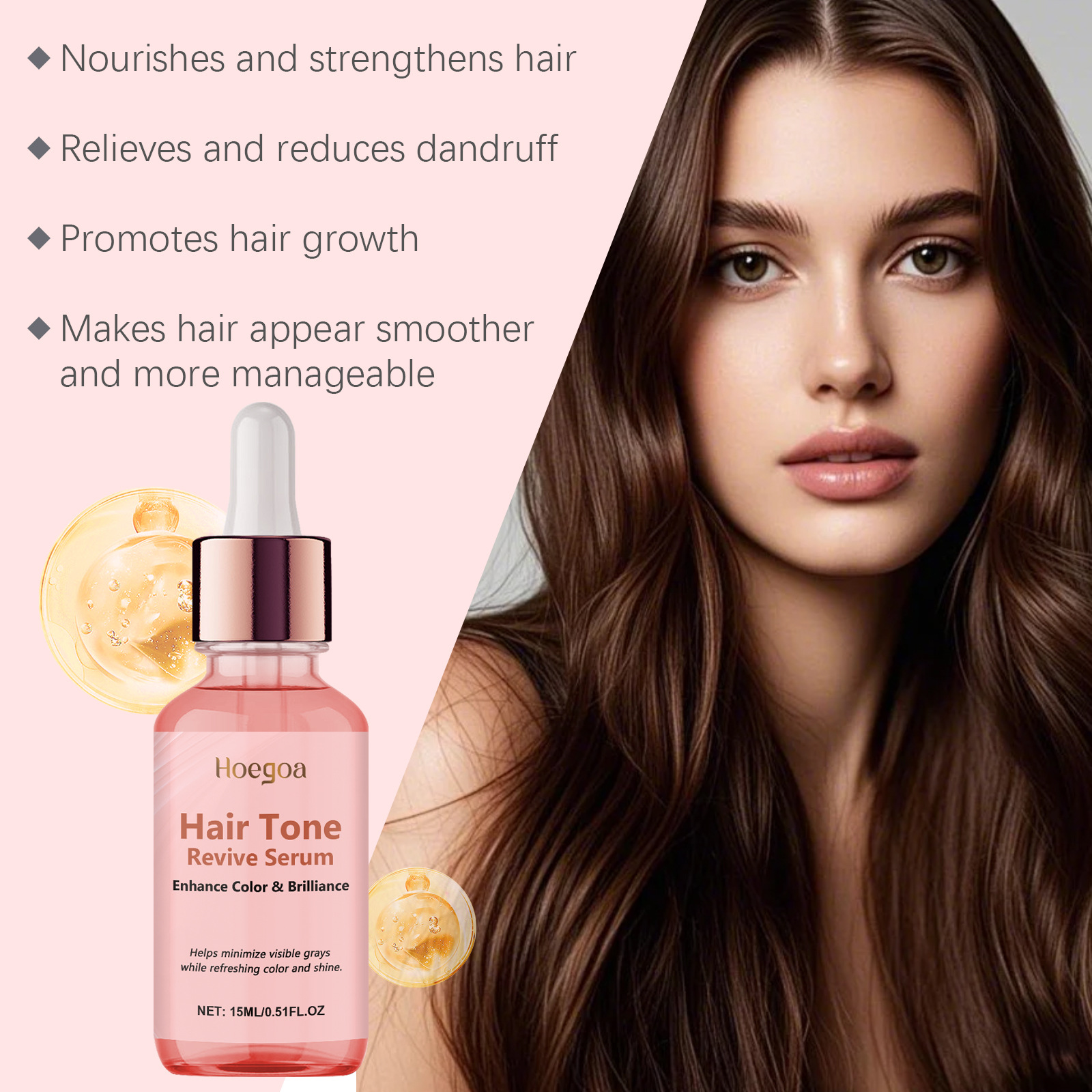 Shiny Hair Oil Deep Moisturizi - Split End Repair Serum 评论和价格