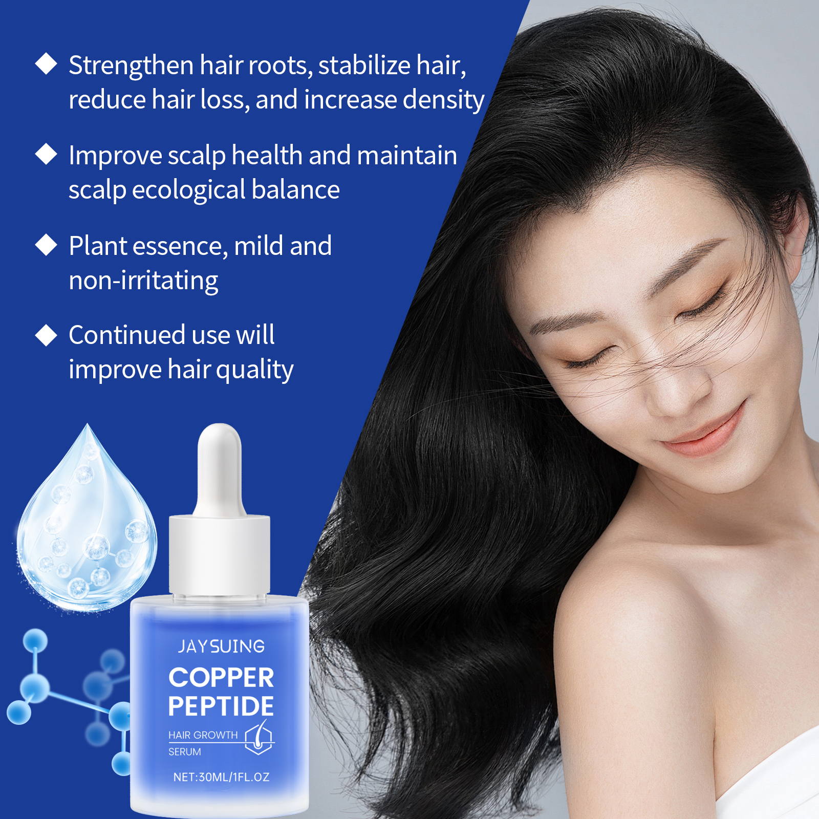 Copper Peptide Shampoo Hair Gr - Hair Care Oil Serum 评论和价格