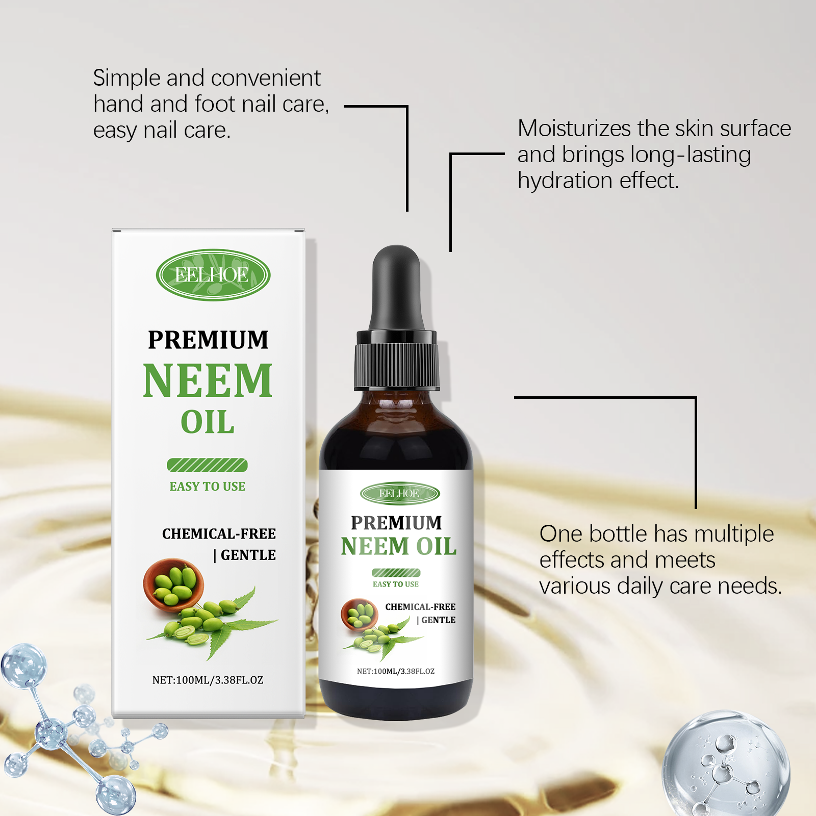 Pure Neem Oil Hair Serum Repai - Split End Repair Serum 评论和价格