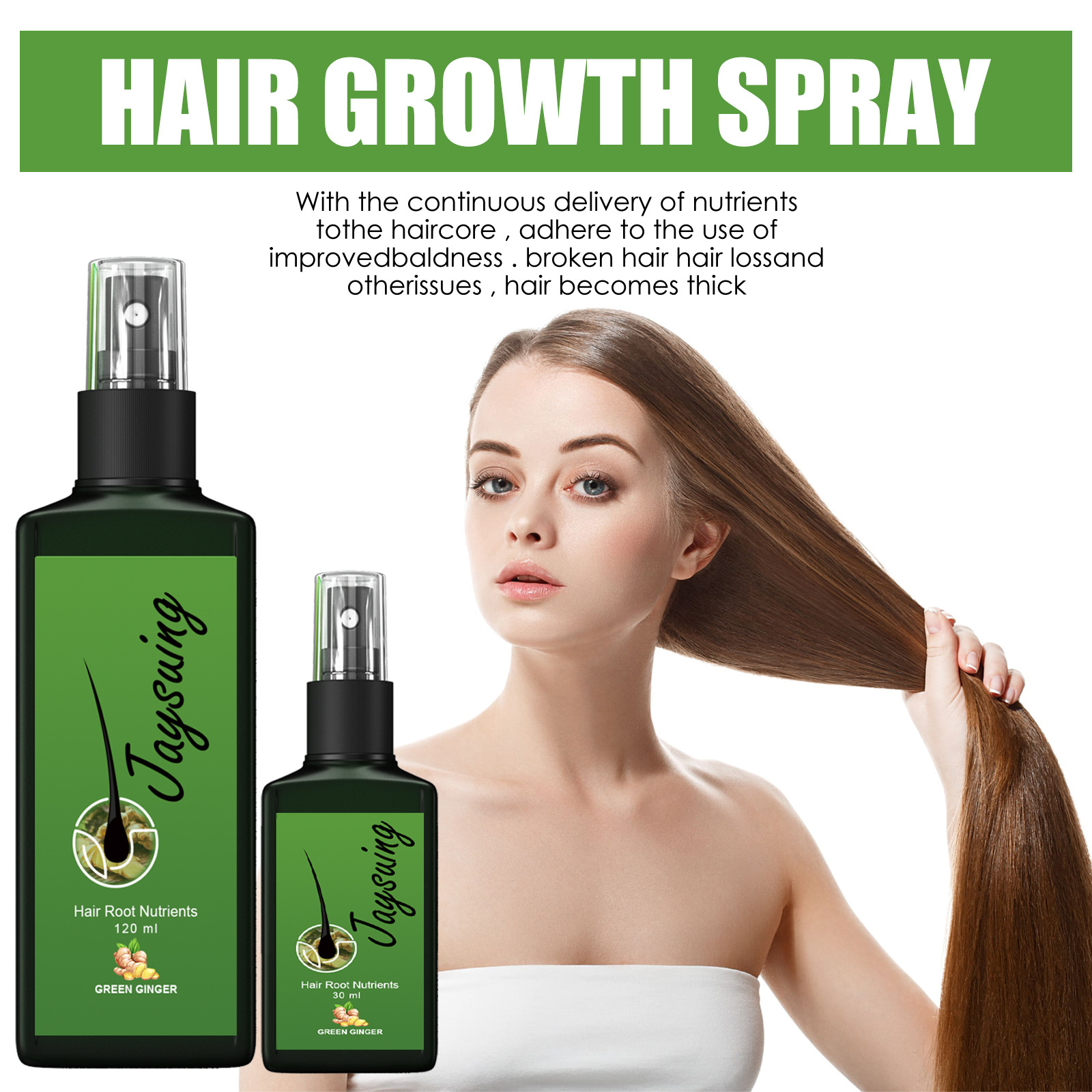 Fast Ginger Hair Growth Spray  - Hair Care Oil Serum 评论和价格