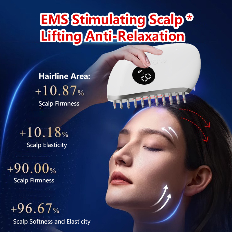 Electric Hair Growth Comb Red  - Hair Care Growth 评论和价格