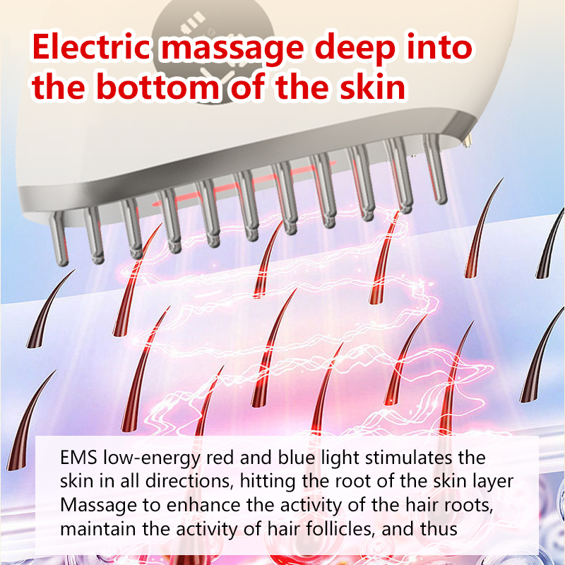Electric Hair Growth Comb Red  - Hair Care Growth 评论和价格
