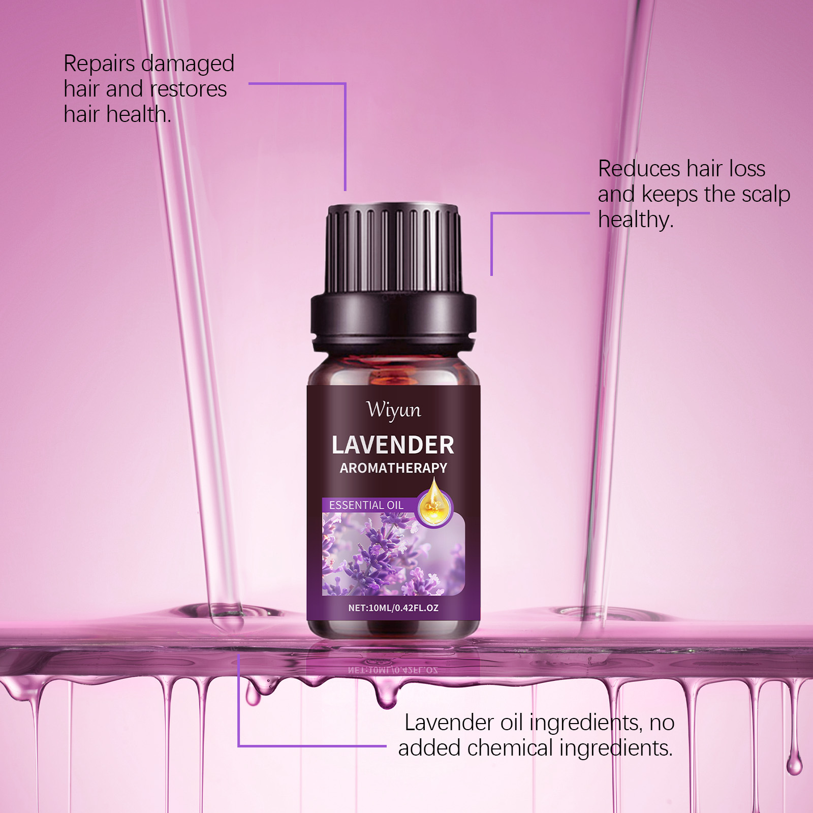 Lavender Essential Oil Anti-Fr - Hair Care Oil Serum 评论和价格