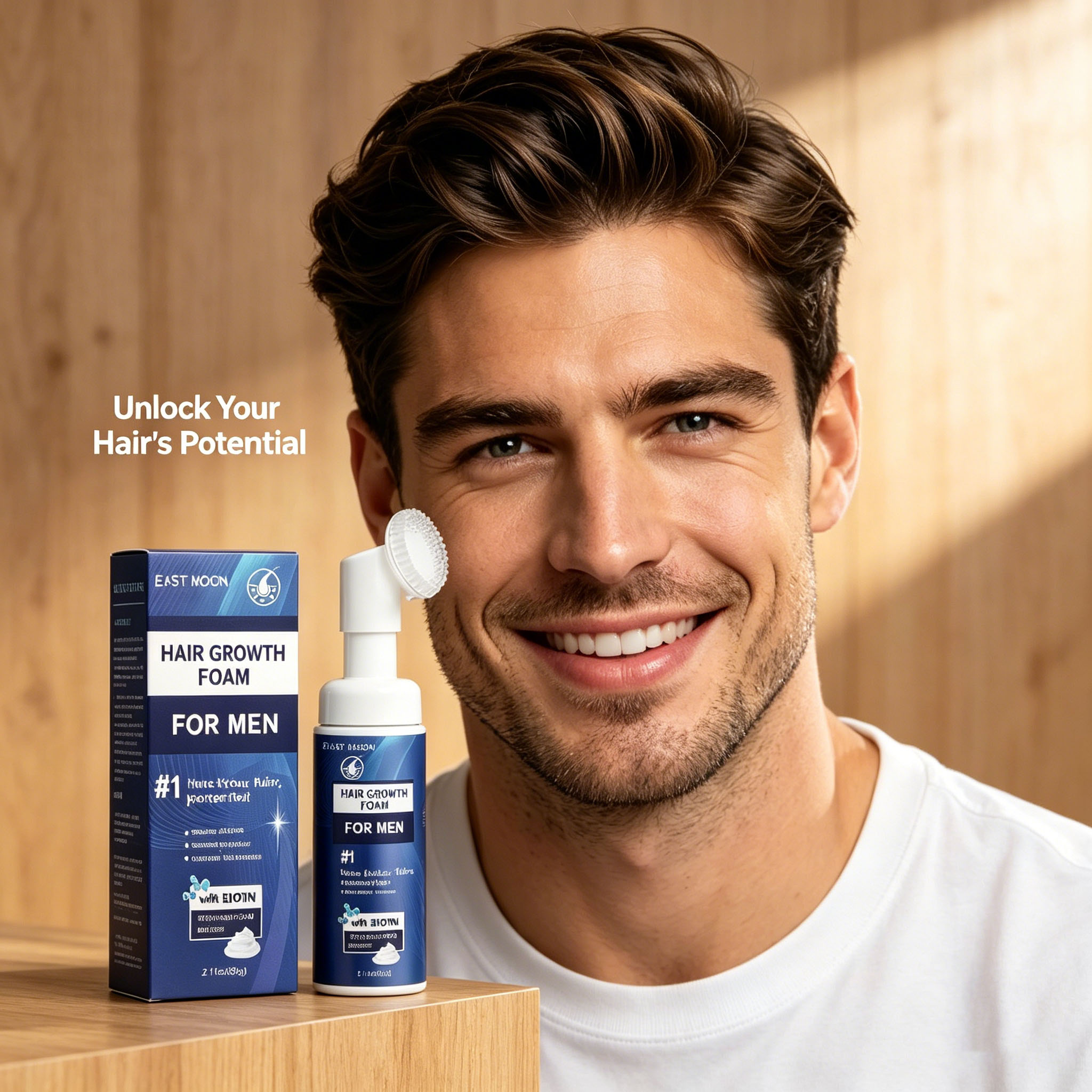 Hair Growth Foam Silicone Brus - Hair Care Growth 评论和价格