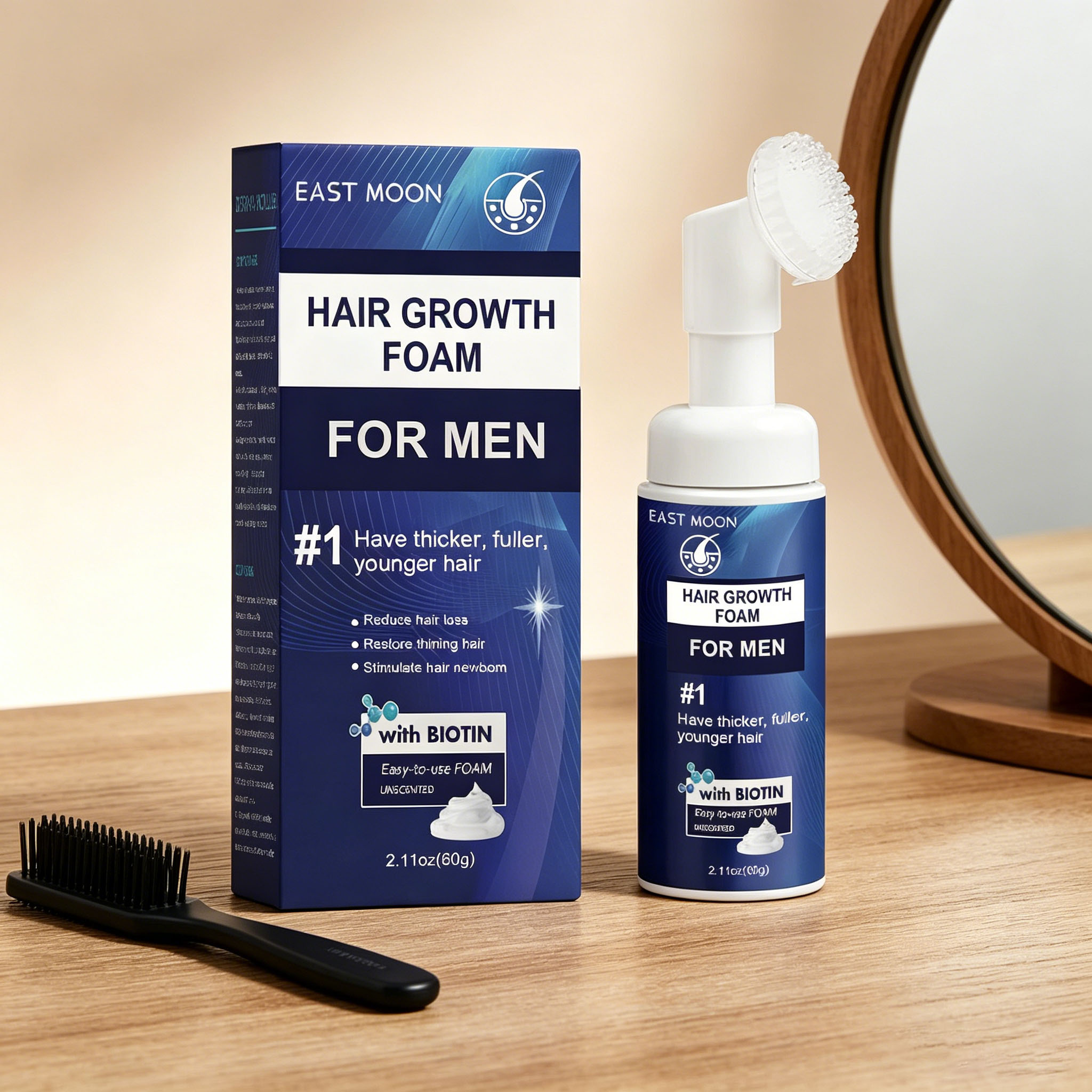 Hair Growth Foam Silicone Brus - Hair Care Growth 评论和价格