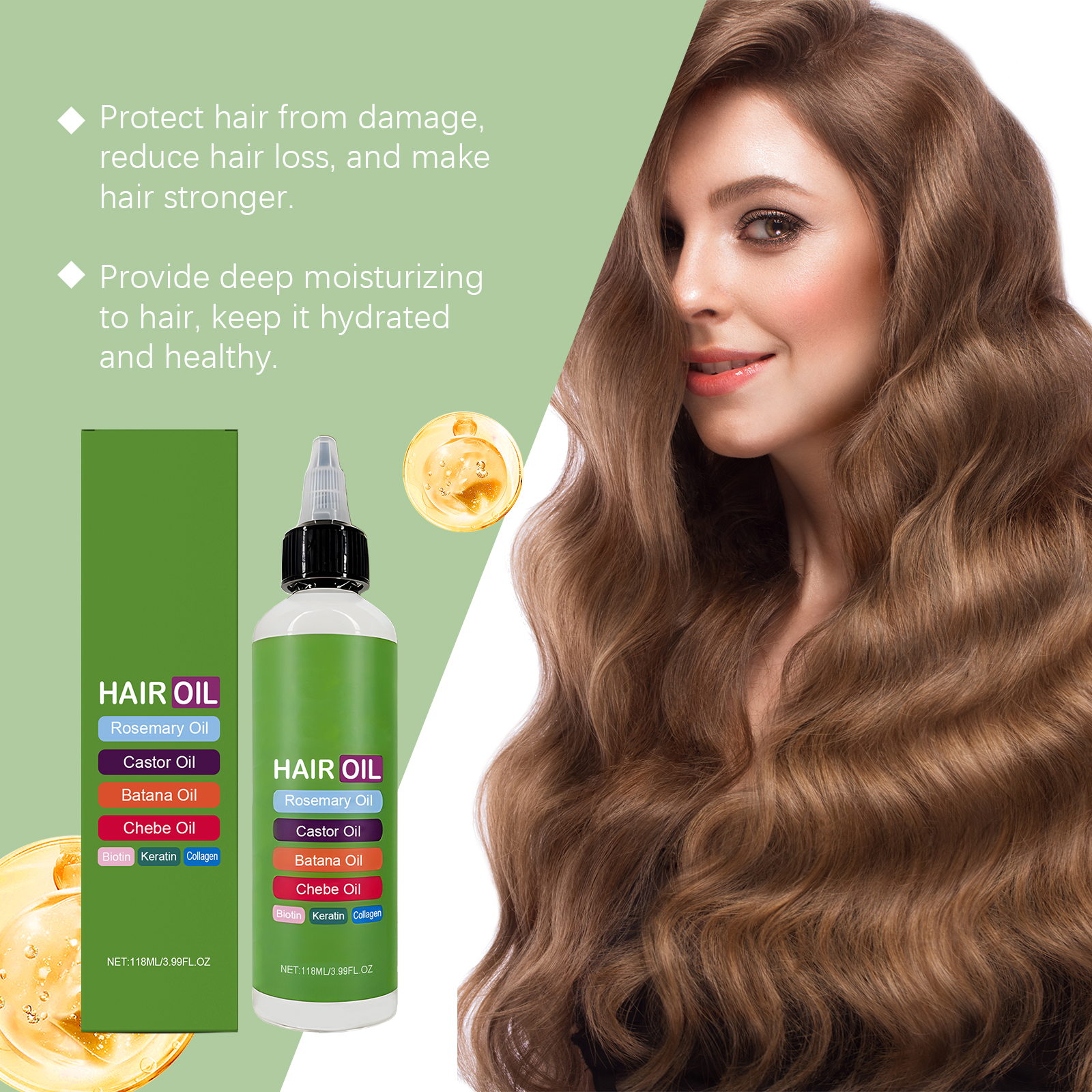 Anti Hair Loss Hair Oil Repair - Split End Repair Serum 评论和价格