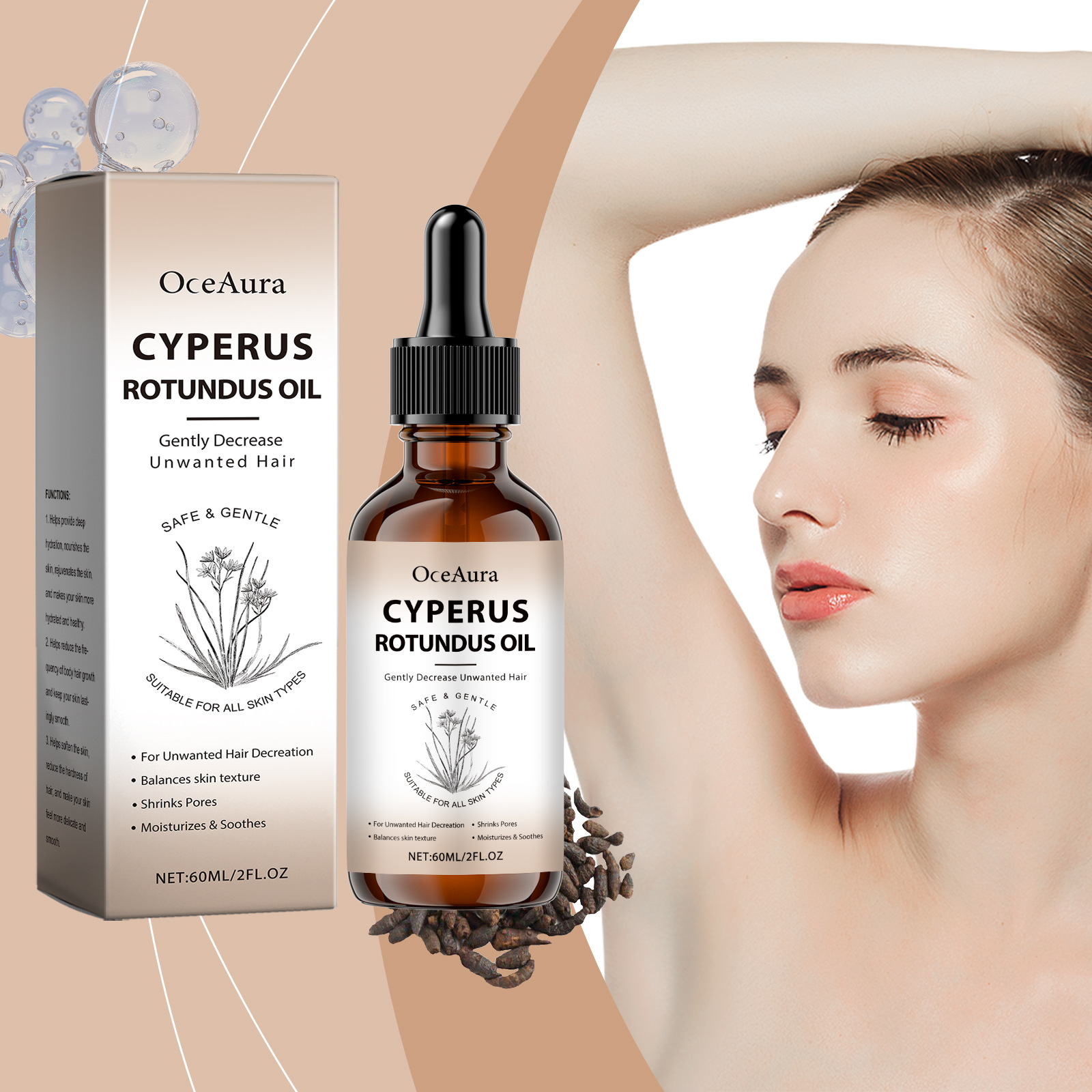 Cyperus Rotundus Oil for Hair  - Hair Care Oil Serum 评论和价格