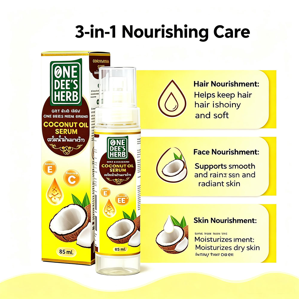 Thailand One Dee's Herb Coconu - Hair Care Oil Serum 评论和价格