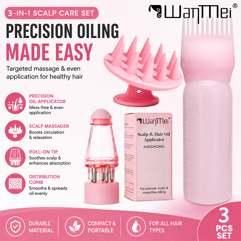 3Pcs Scalp Hair Oil Applicator - Hair Care Oil Serum 评论和价格