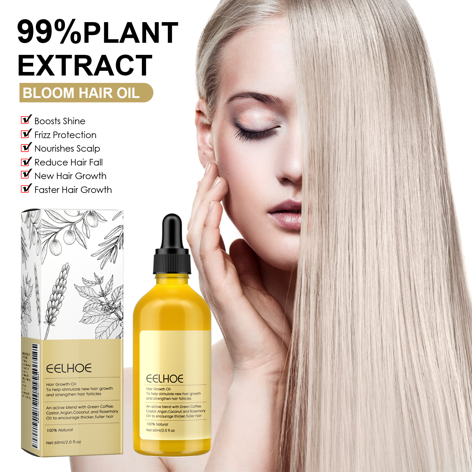 Rosemary Hair Growth Oil 60ml  - Hair Care Growth 评论和价格